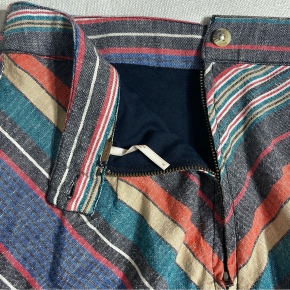 FREE PEOPLE | Yours Truly Multicolor Chevron Striped Mini Skirt - Picture 12 of 16